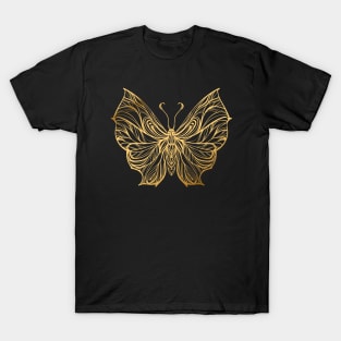 Gold Butterfly T-Shirt